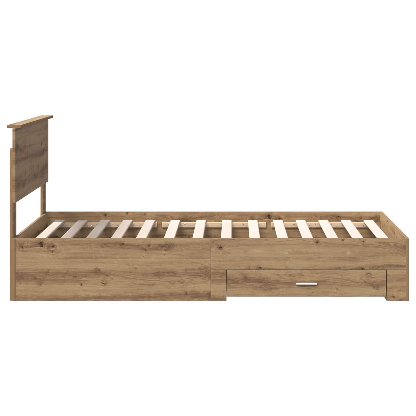 Sengestamme med skuff Artisan eik 100 x 200 cm Konstruert tre