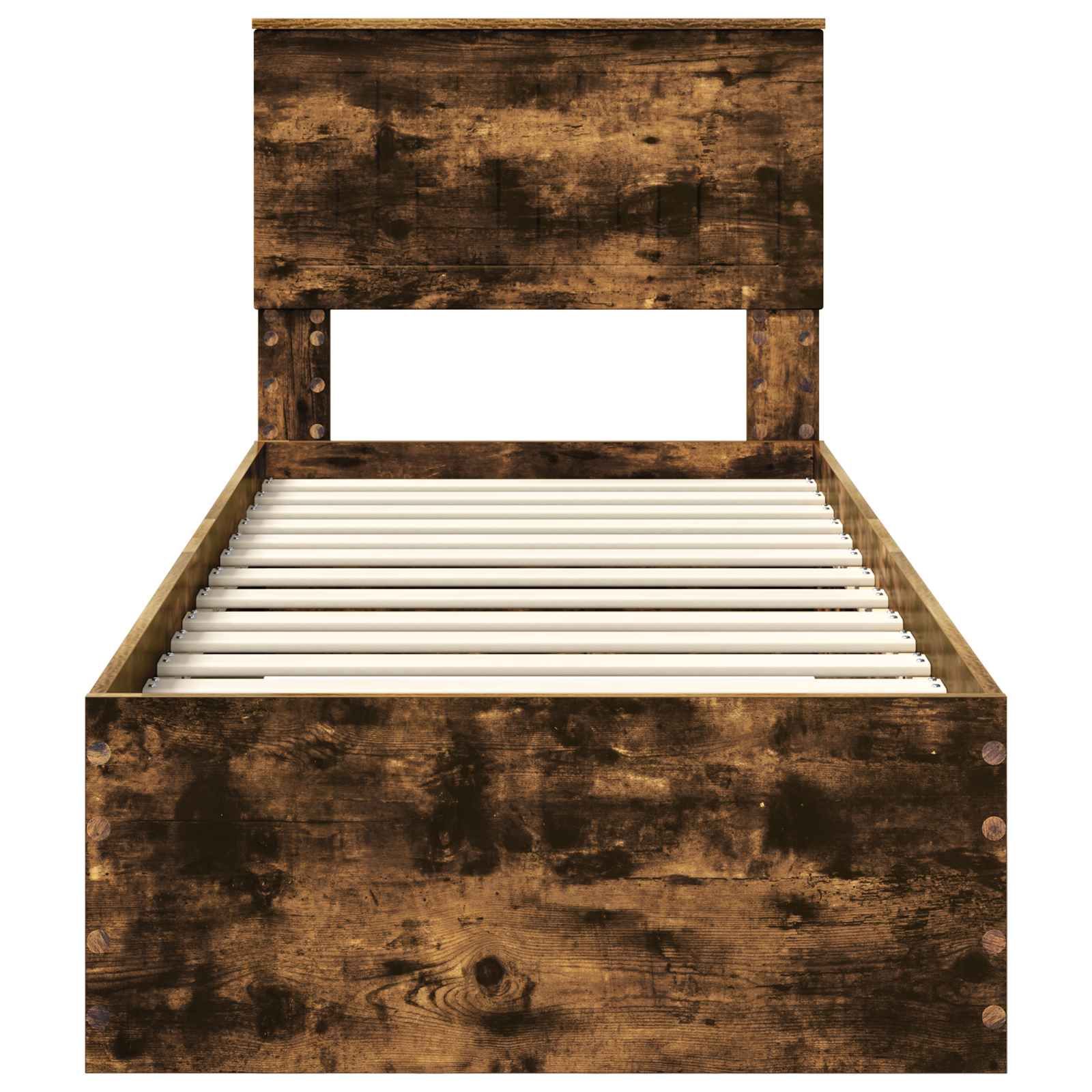 Sengestamme Røkt Eik og Sølv 75 x 190 cm Konstruert tre
