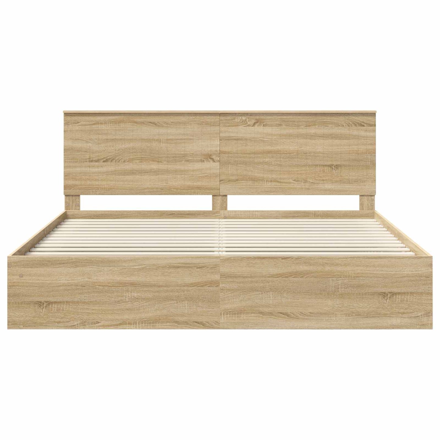 Sengestamme med hodegjerde Sonoma 200 x 200 cm Massiv furu