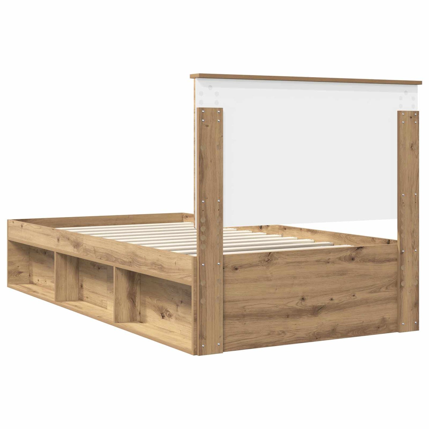 Sengestamme Kunstnerisk Eik 100 x 200 cm Massiv furu