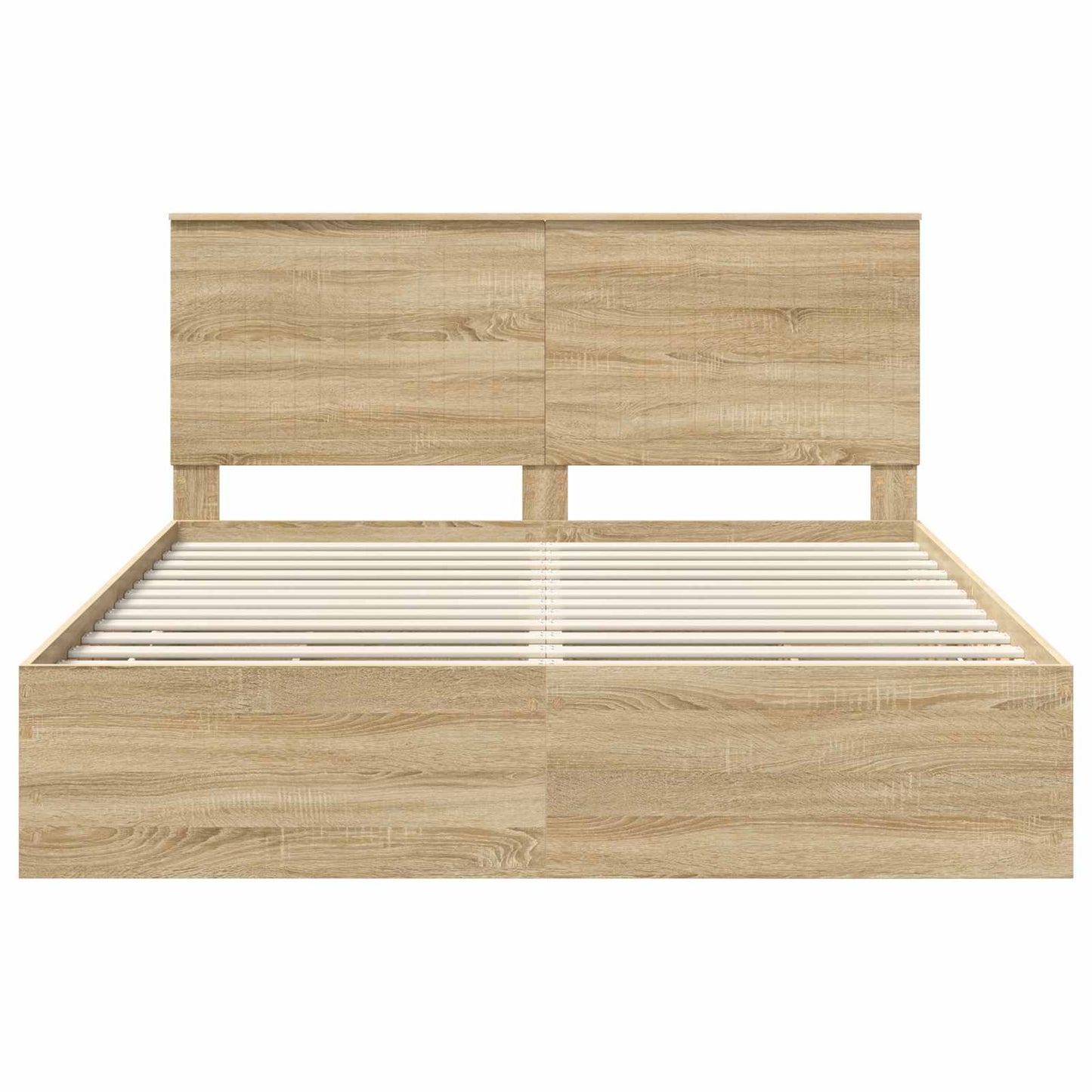 Sengestamme med skuff Sonoma eik 160 x 200 cm Ingeniørtre
