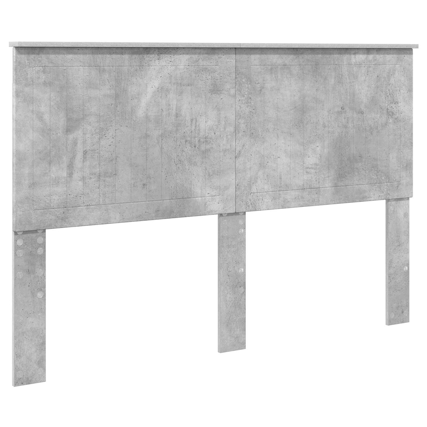 Seng med Oppbevaring Betonggrå 150 x 200 cm Konstruert tre