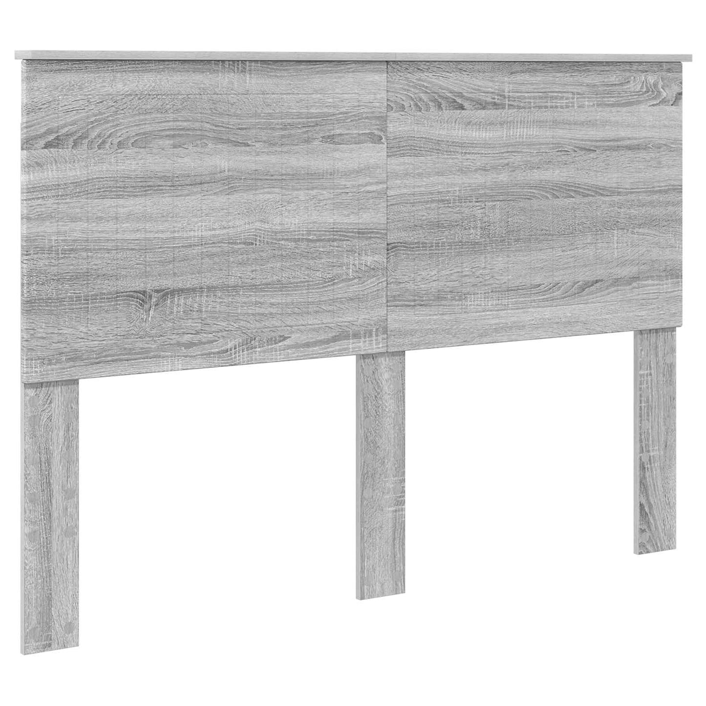 Seng med Oppbevaring Grå Sonoma 140 x 200 cm Konstruert tre