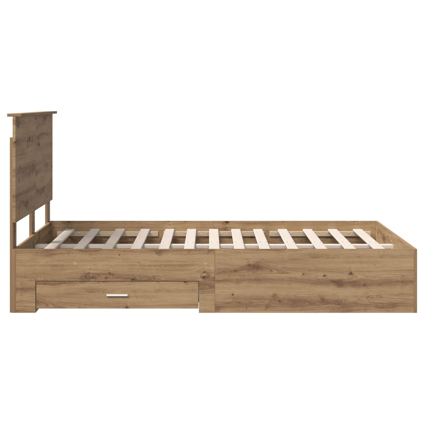 Sengestamme med skuff Artisan Eik 120 x 190 cm Konstruert tre