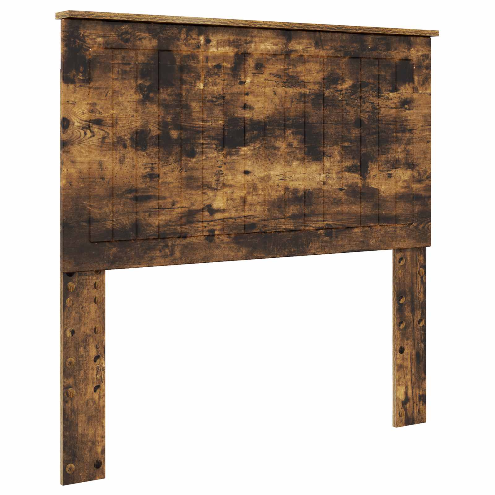 Sengestamme med hodegjerde Røkt eik 100 x 200 cm Konstruert tre