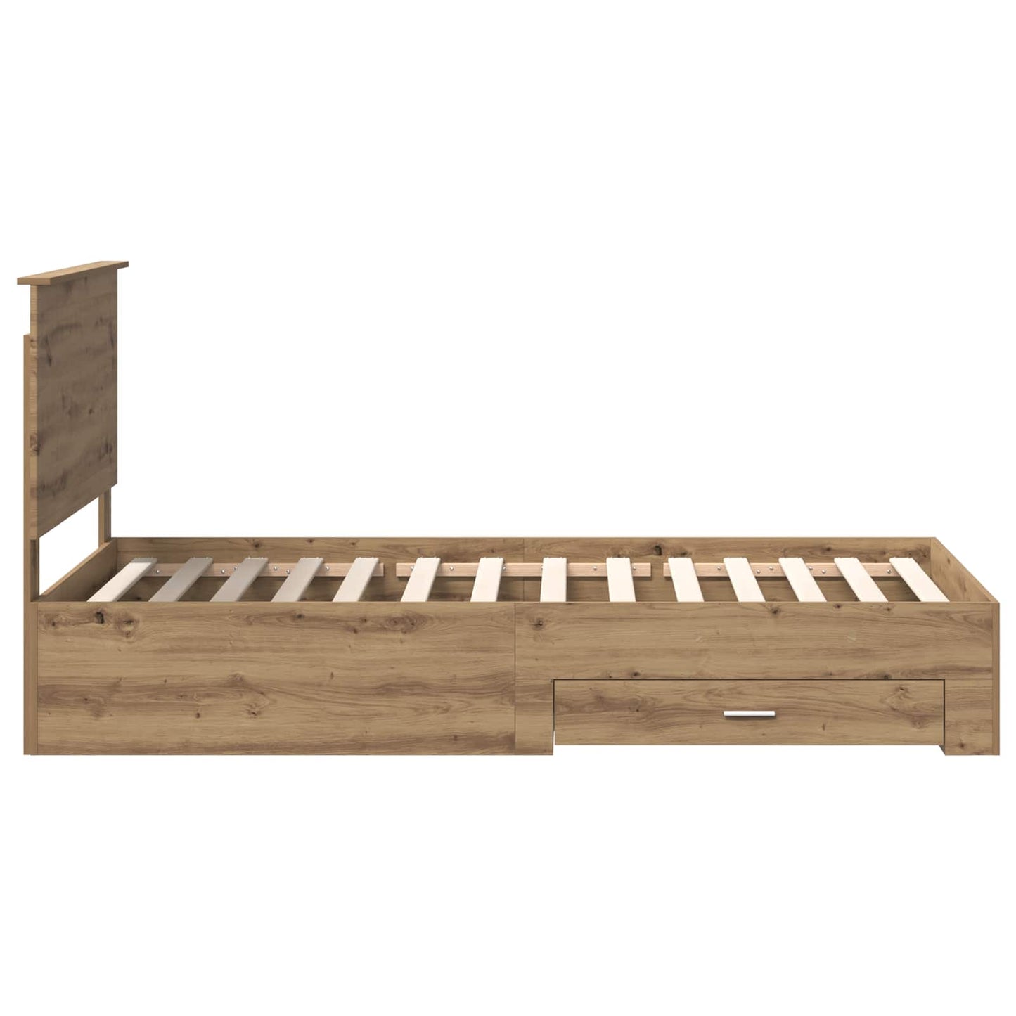 Sengestamme med skuff Artisan Eik 100 x 200 cm Konstruert tre