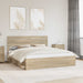 Sengestamme med hodegjerde Sonoma 200 x 200 cm Massiv furu