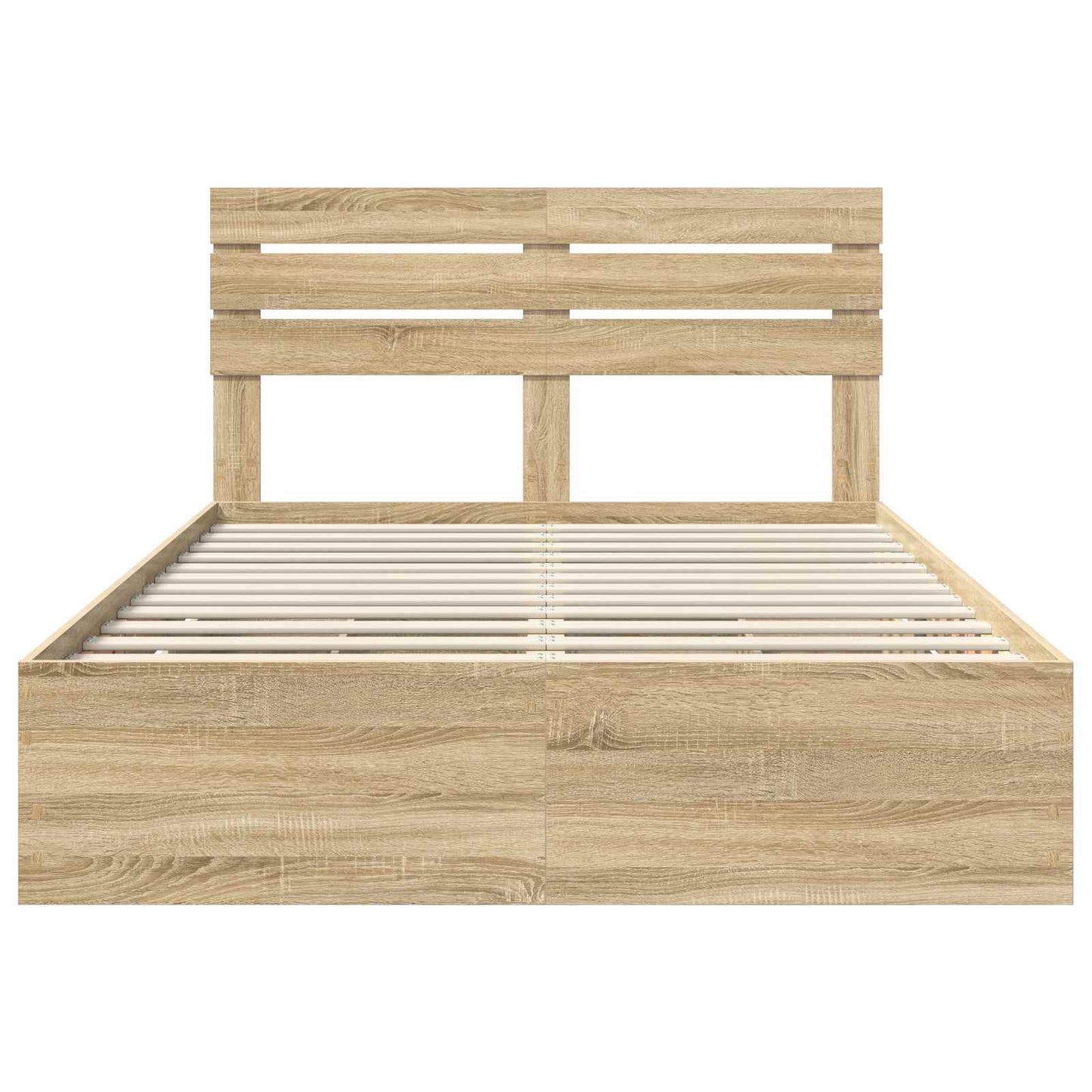 Sengestamme med skuff Sonoma eik 160 x 200 cm Ingeniørtre