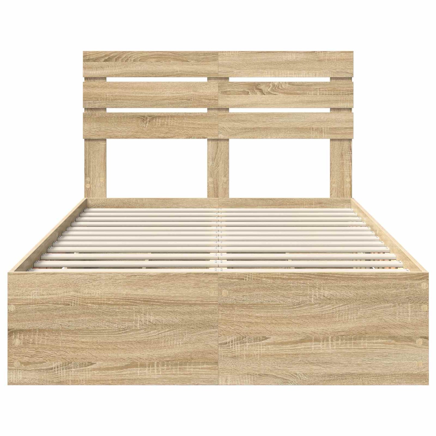 Sengestamme med skuff Sonoma eik 120 x 200 cm Ingeniørtre