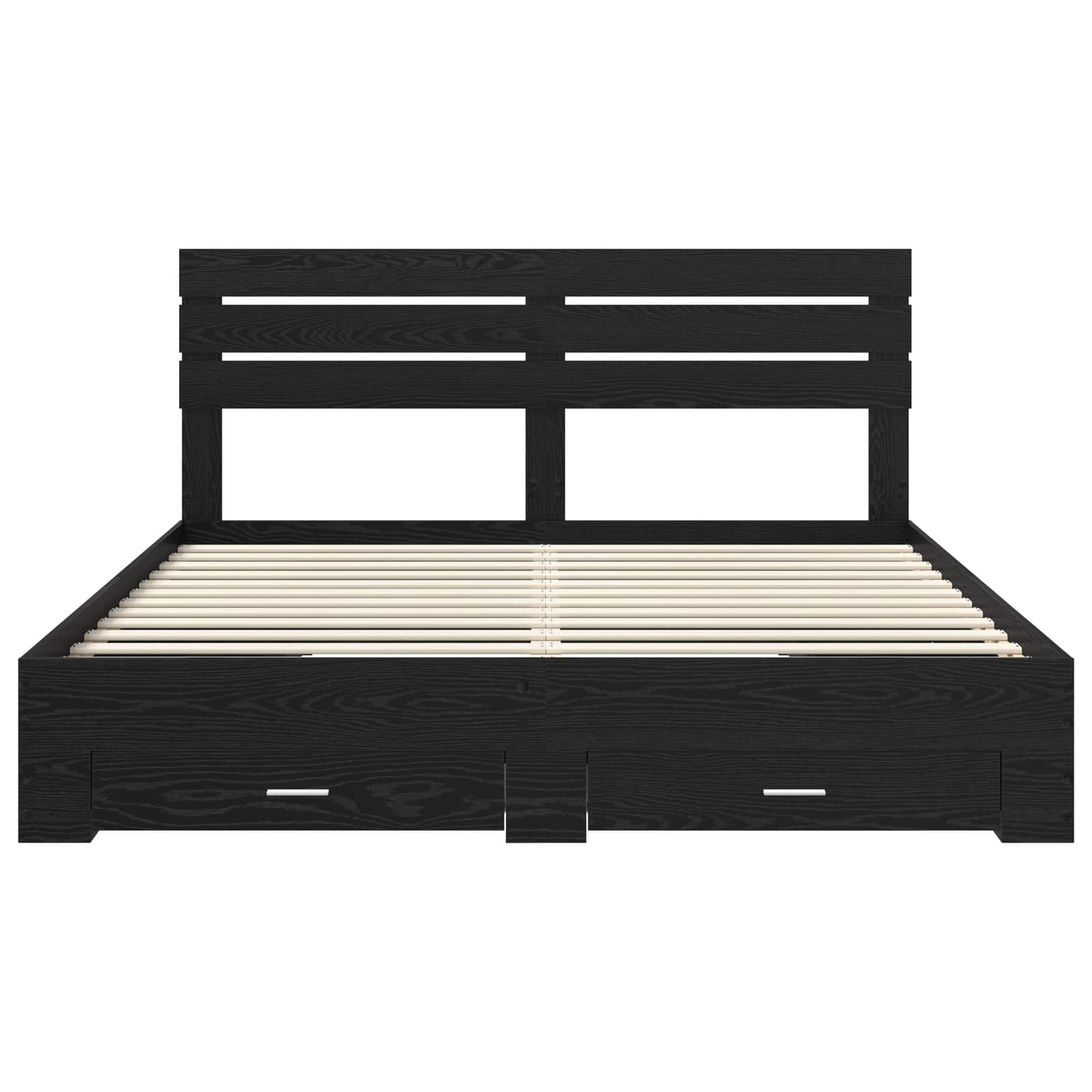 Sengestamme med skuff med hodegjerde med lagring Konstruert tre