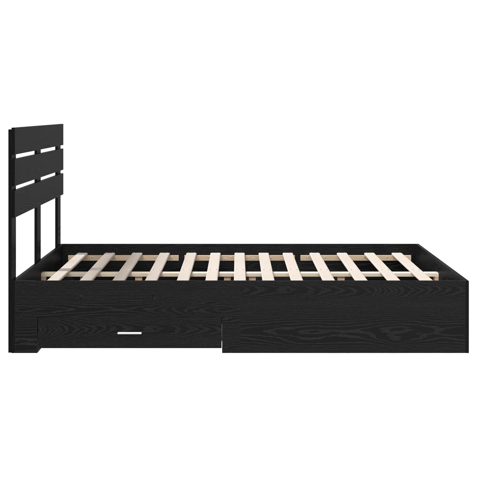 Sengestamme med skuff med hodegjerde med lagring Konstruert tre