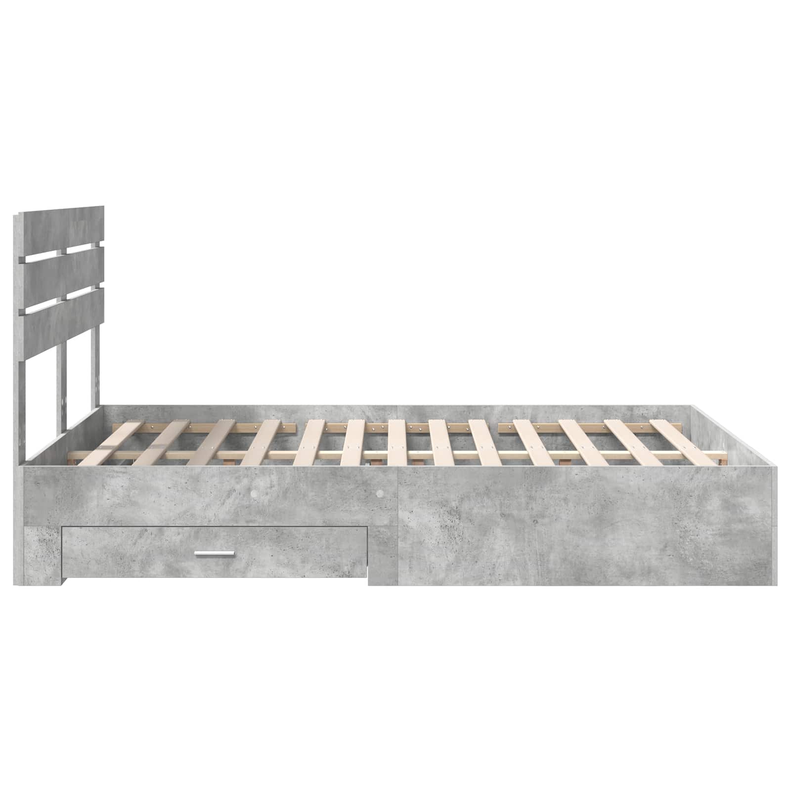 Sengestamme med skuff med hodegjerde med lagring Konstruert tre