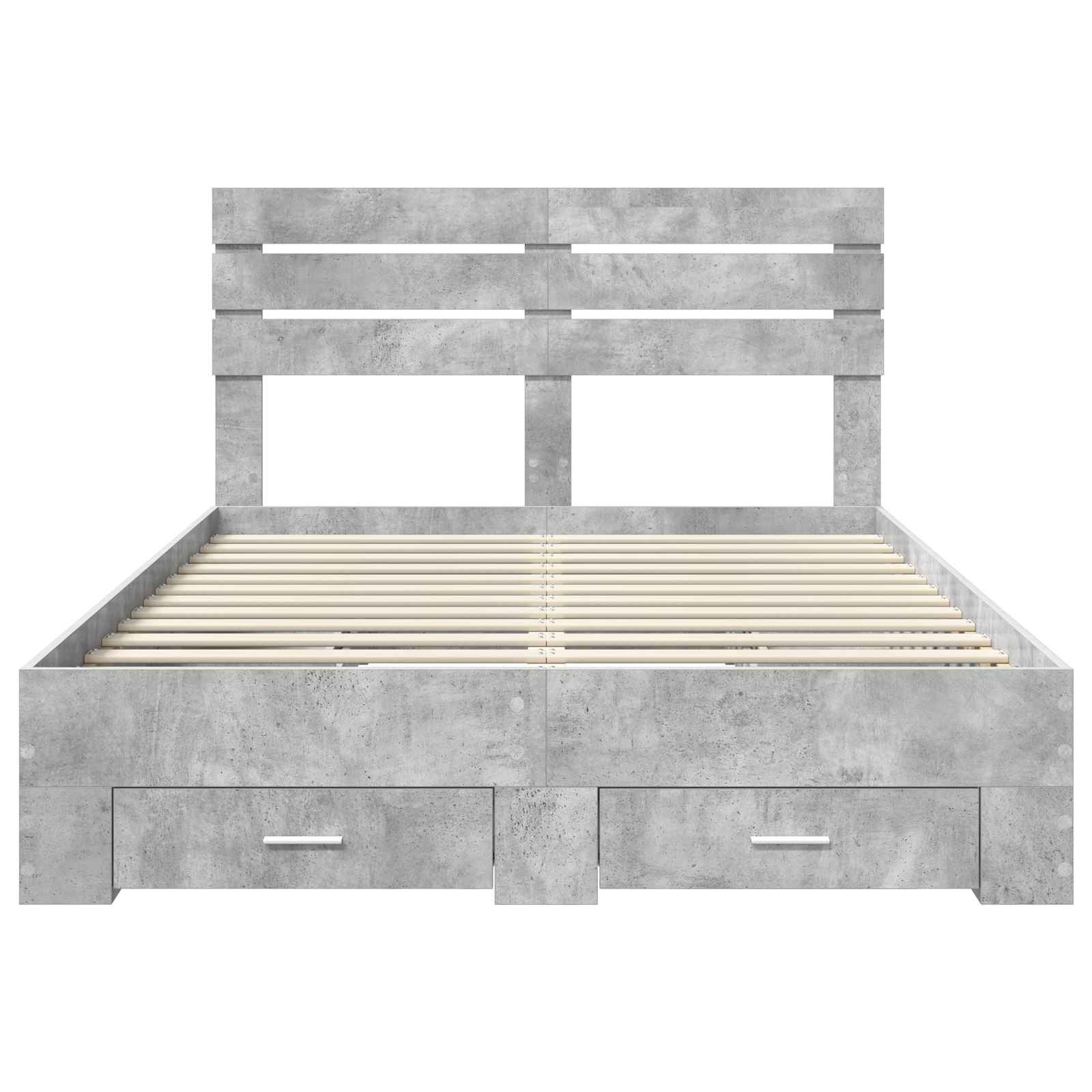 Sengestamme med skuff med hodegjerde med lagring Konstruert tre