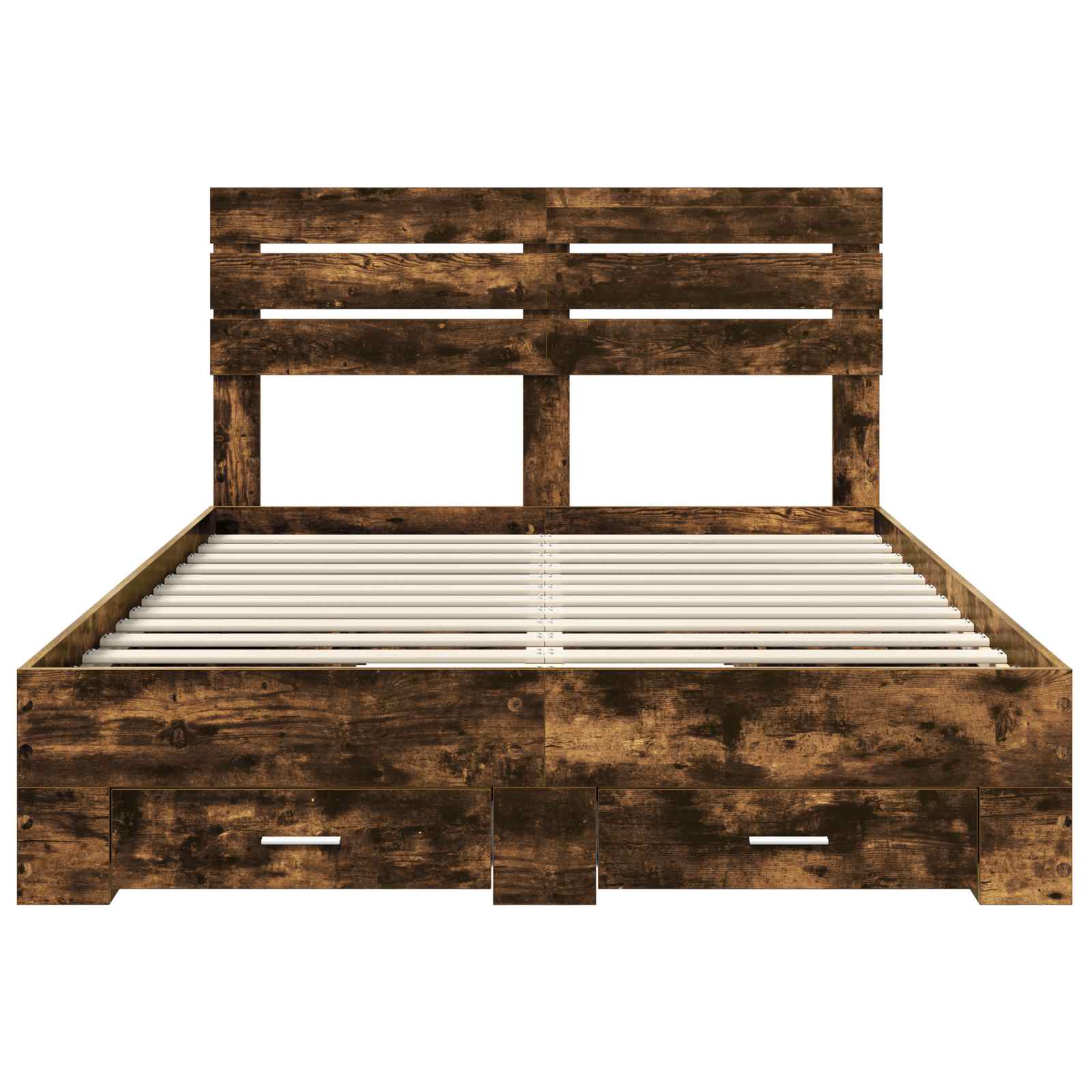 Sengestamme med skuff med hodegjerde med lagring Konstruert tre