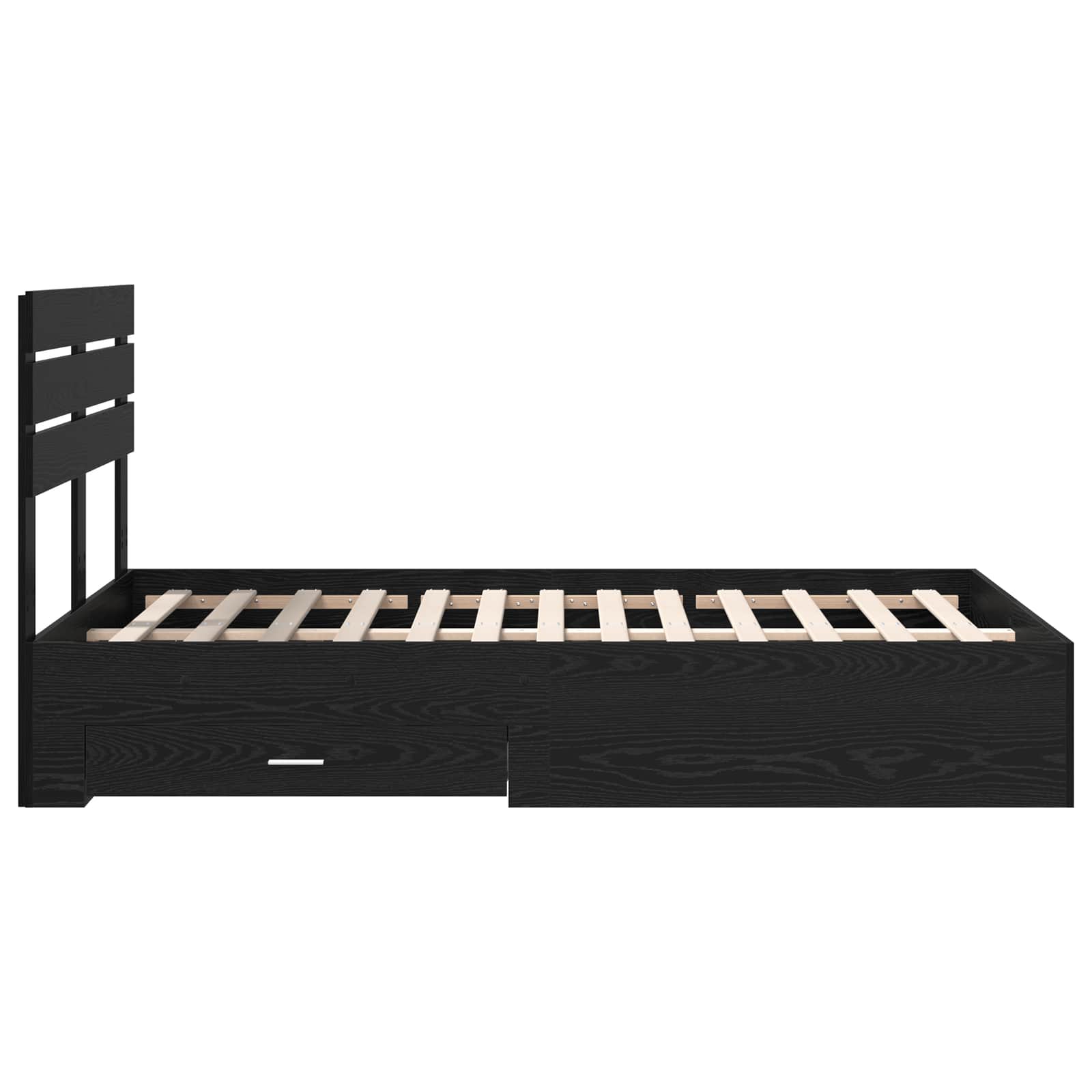 Sengestamme med skuff med hodegjerde med lagring Konstruert tre