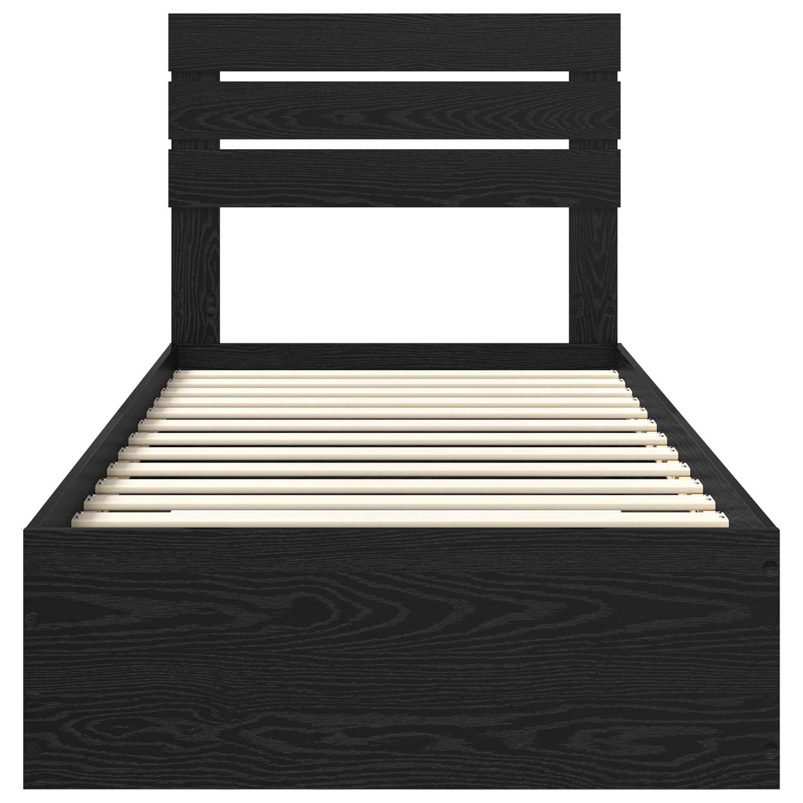 Sengestamme med skuff med hodegjerde med lagring Konstruert tre