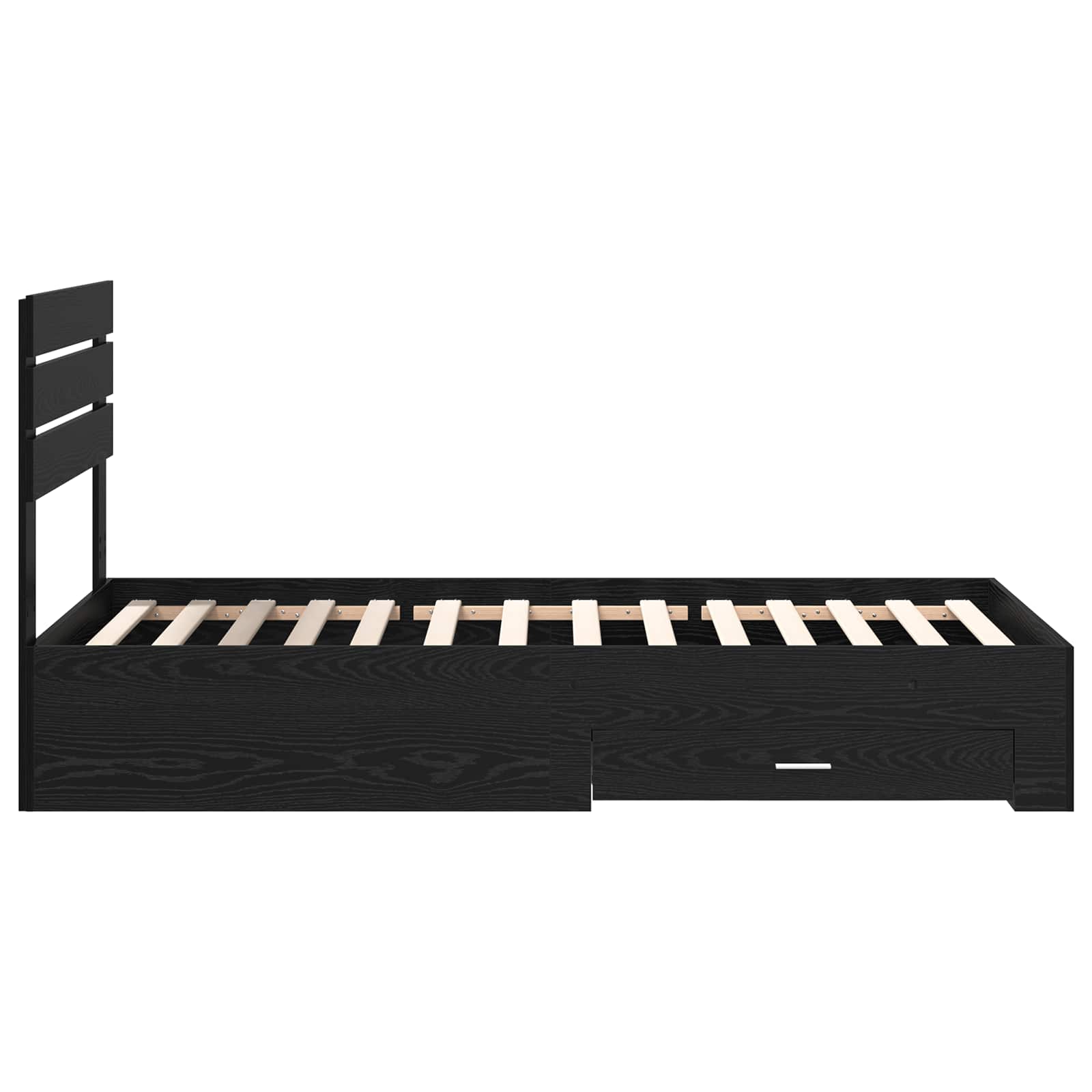 Sengestamme med skuff med hodegjerde med lagring Konstruert tre