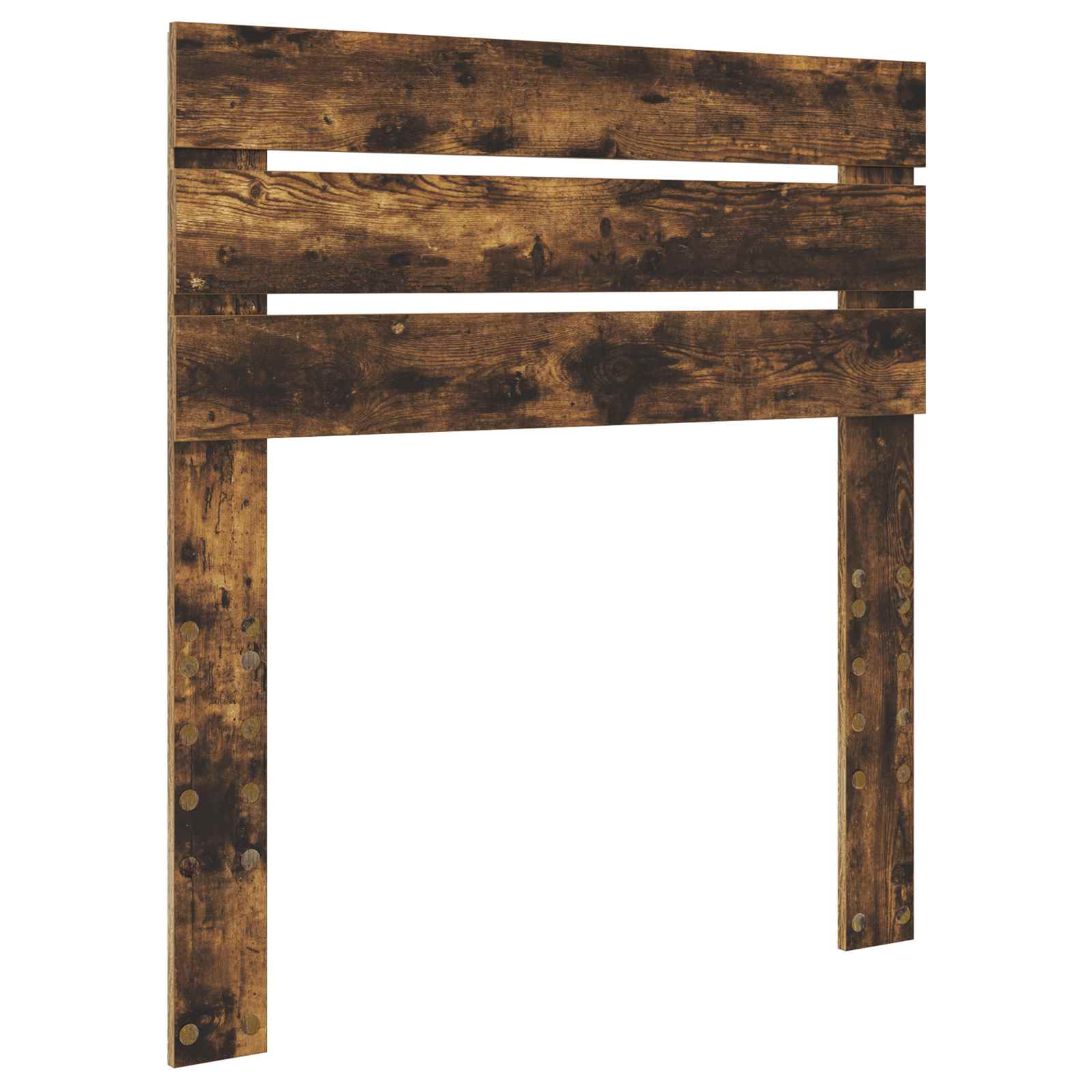 Sengestamme Røkt Eik og Sølv 75 x 190 cm Konstruert tre