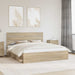 Sengestamme med hodegjerde Sonoma 200 x 200 cm Massiv furu