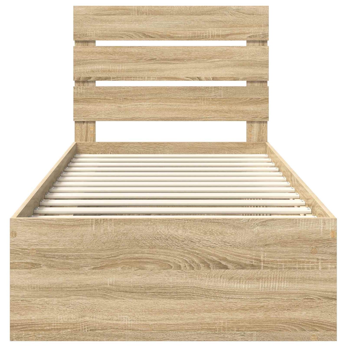 Sengestamme med hodegjerde Sonoma 100 x 200 cm Massiv furu