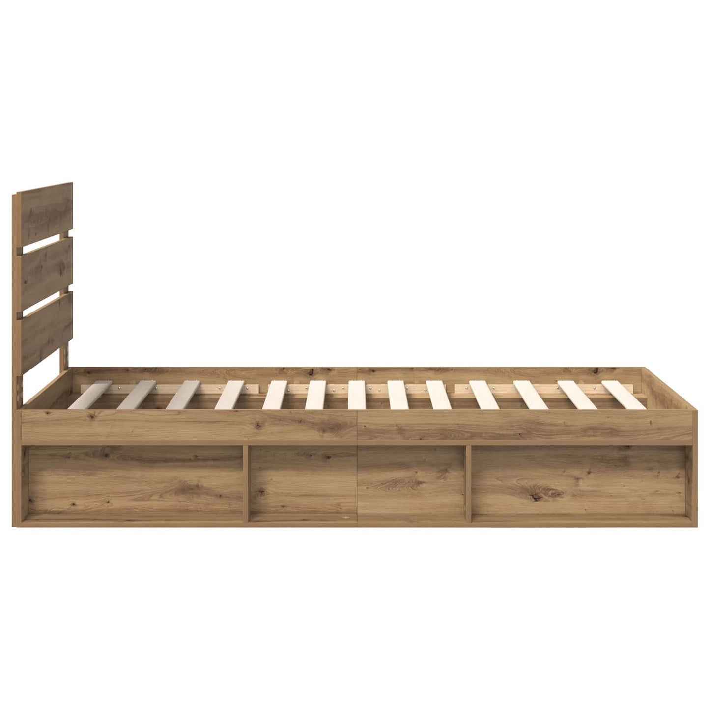 Sengestamme Kunstnerisk Eik 75 x 190 cm Massiv furu