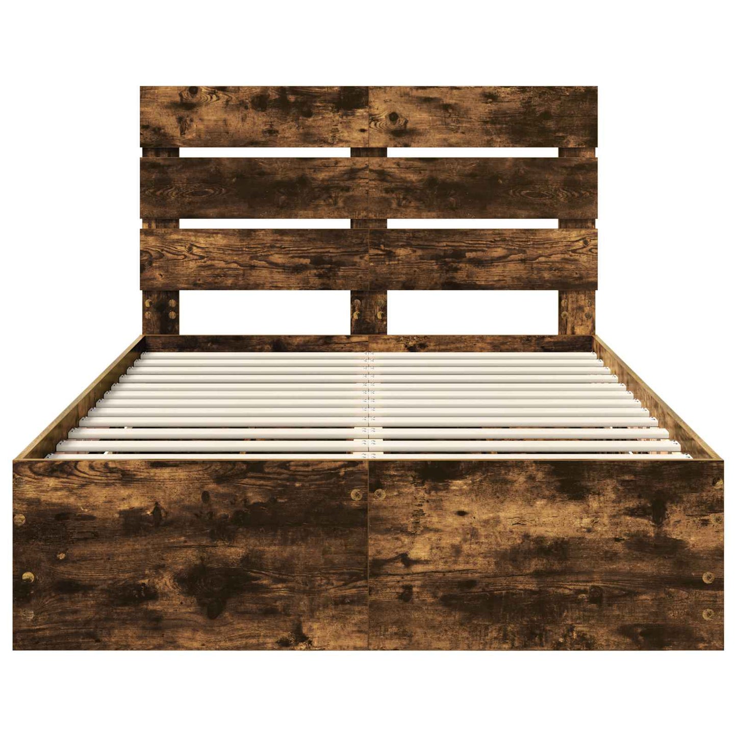 Sengestamme med skuff Røkt eik 120 x 200 cm Ingeniørtre