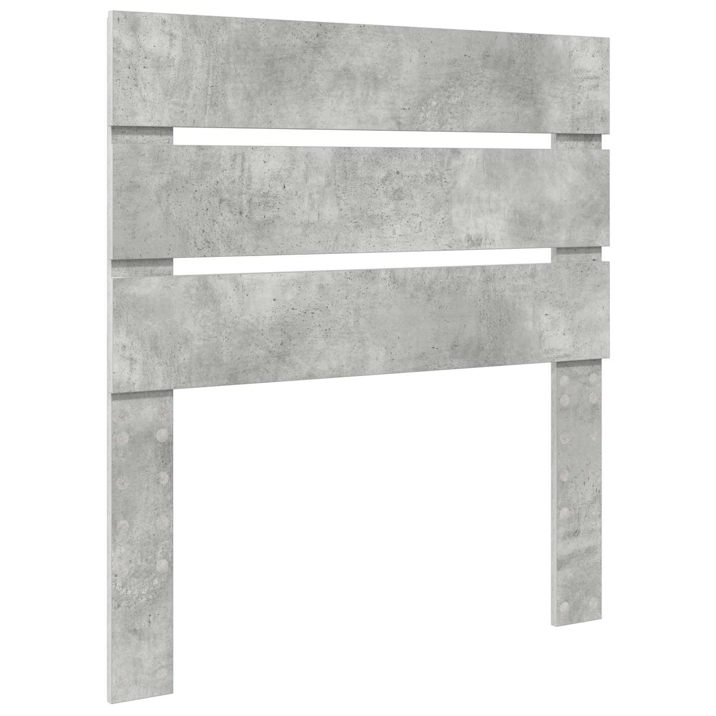 Sengestamme med skuff Betonggrå 90 x 200 cm Konstruert tre
