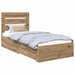 Sengestamme med skuff Artisan Eik 90 x 200 cm Konstruert tre