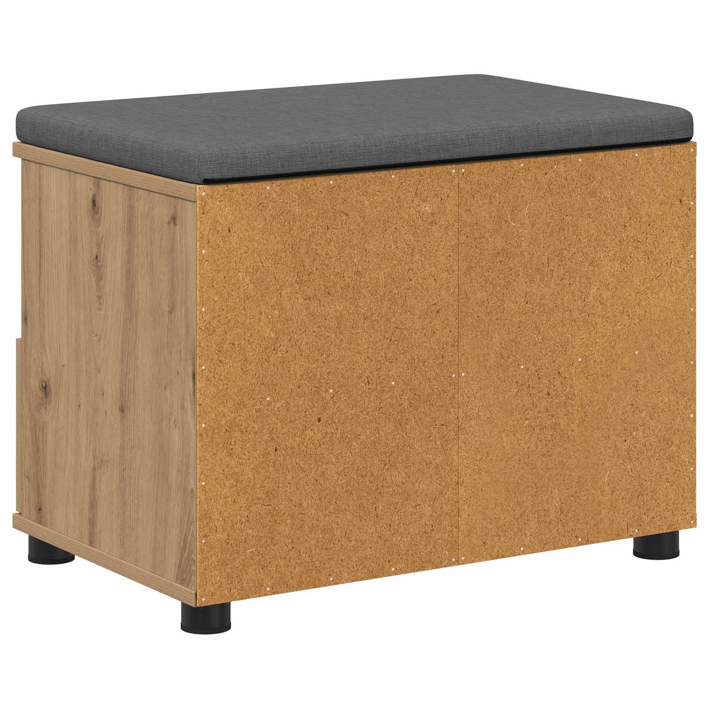 Gangbenk med pute med skuff Artisan Eik 60 x 38 x 46 cm
