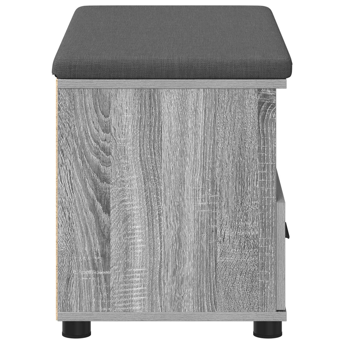 Gangbenk Grå Sonoma 80 x 38 x 46 cm Konstruert treverk og stoff