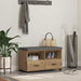 Gangbenk med pute med skuff Artisan Eik 80 x 38 x 46 cm