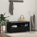 Gangbenk Svart Eik 100 x 38 x 46 cm Konstruert treverk og stoff