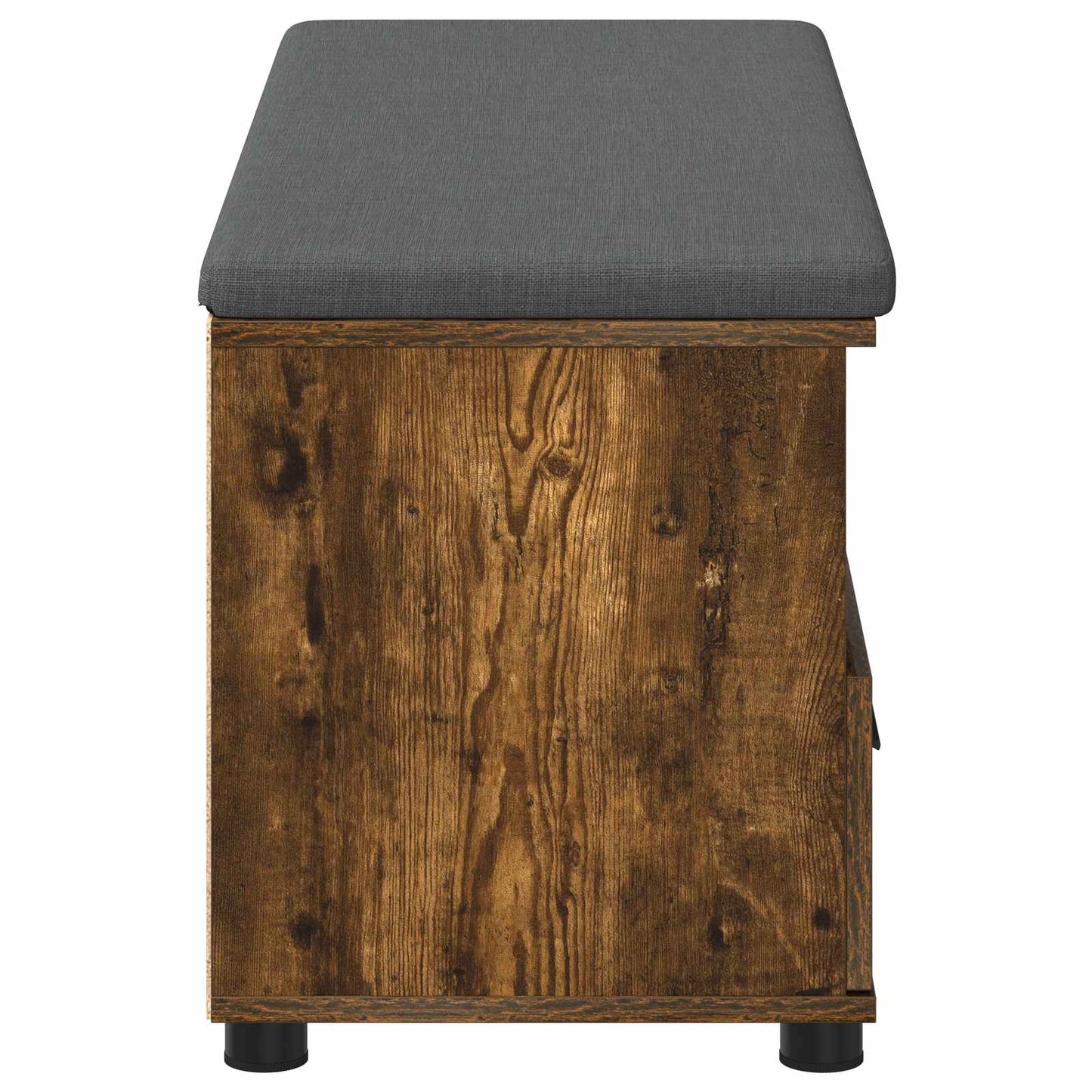 Gangbenk Røkt Eik 100 x 38 x 46 cm Konstruert treverk og stoff