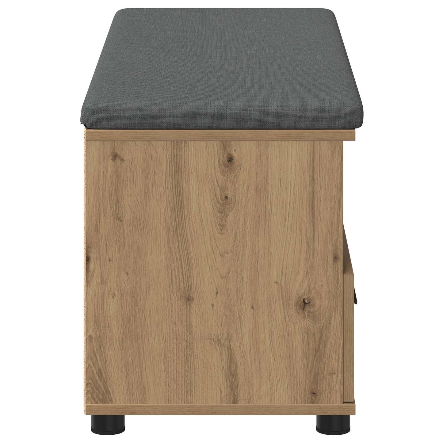 Gangbenk med pute med skuff Artisan Eik 100 x 38 x 46 cm