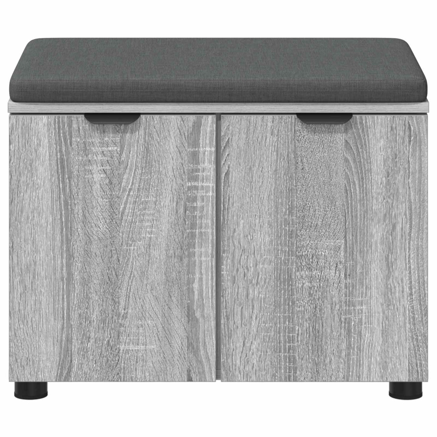 Gangbenk Grå Sonoma 60 x 38 x 46 cm Konstruert treverk og stoff