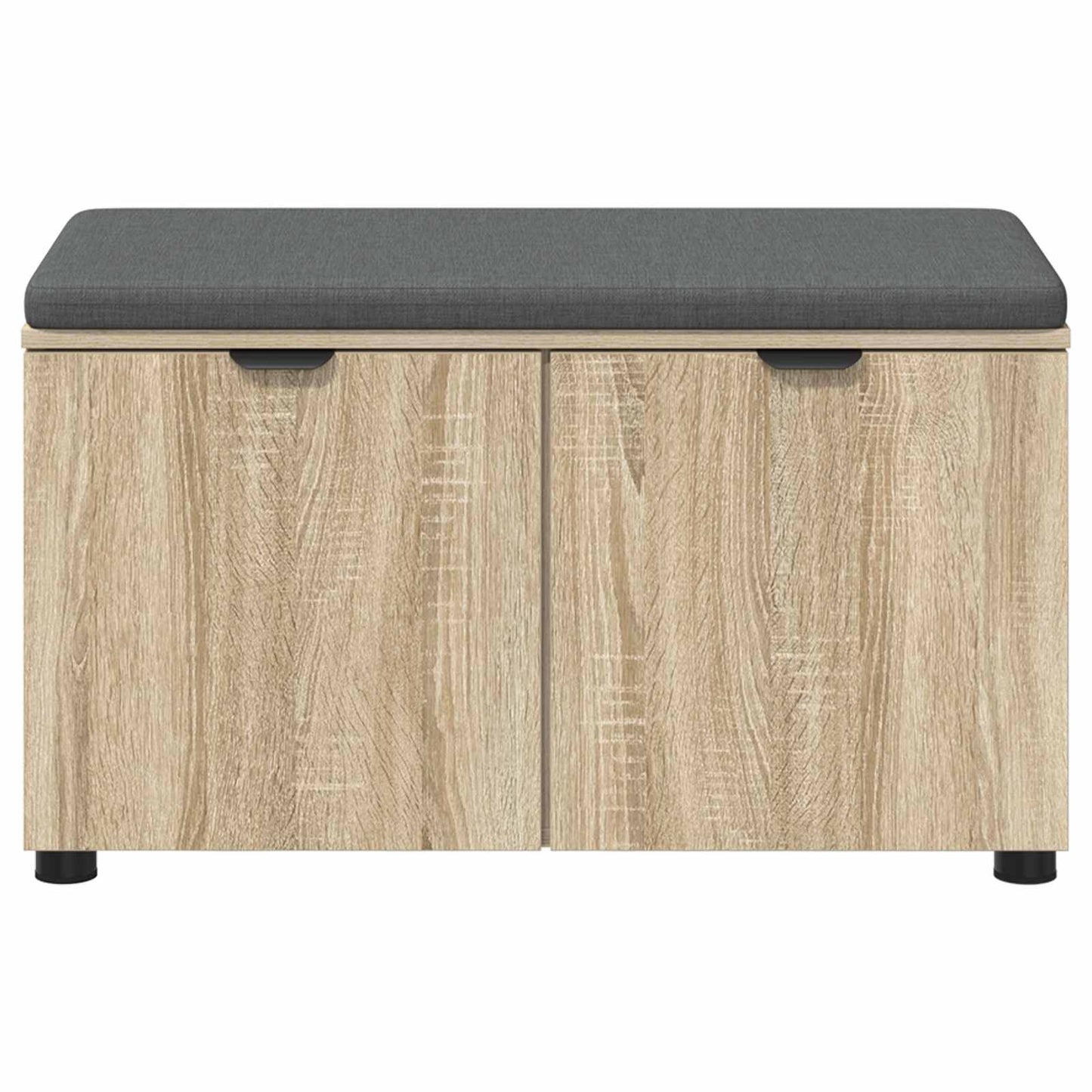 Gangbenk Sonoma eik 80 x 38 x 46 cm Konstruert treverk og stoff