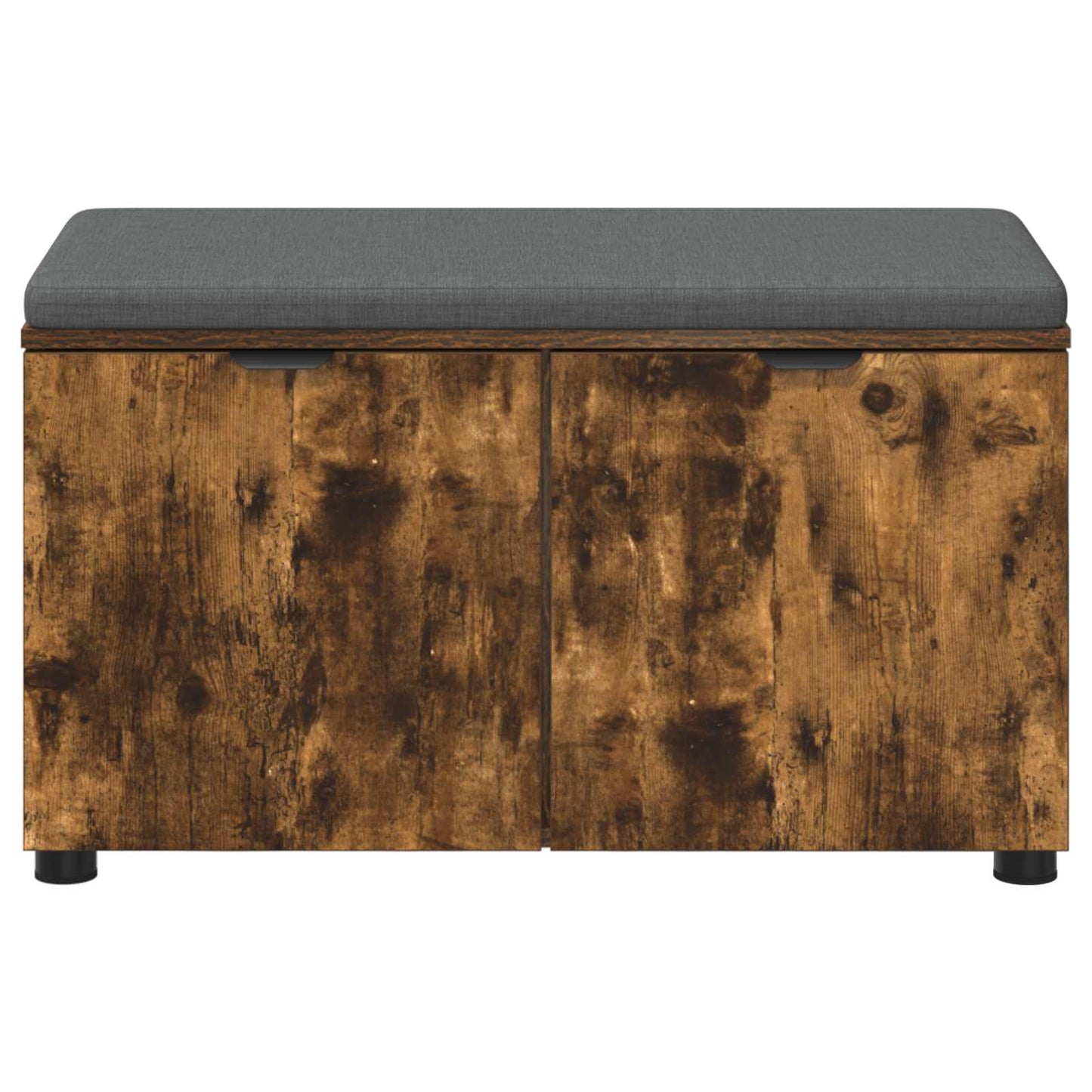 Gangbenk Røkt Eik 80 x 38 x 46 cm Konstruert treverk og stoff