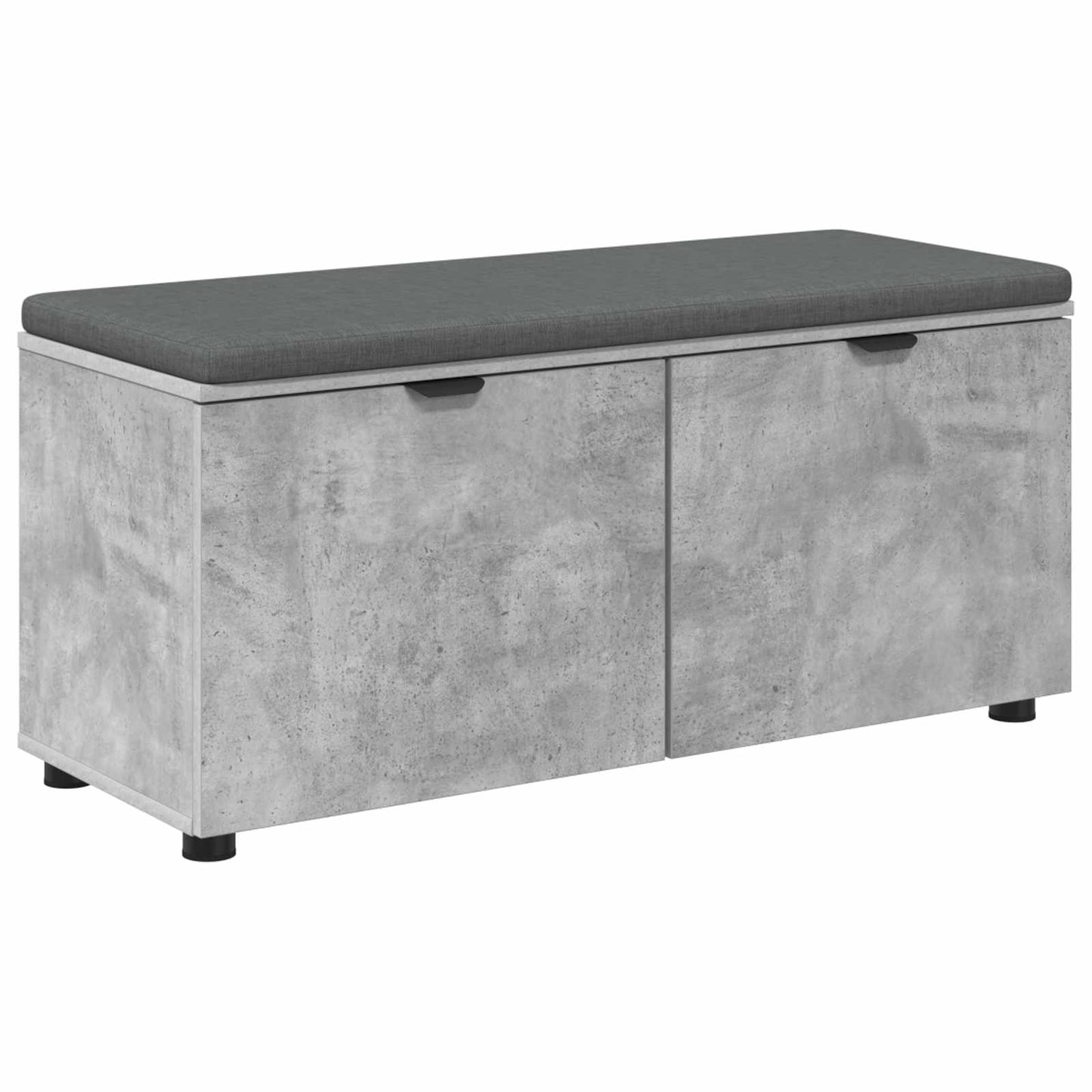 Gangbenk BetongGrå 100 x 38 x 46 cm Konstruert treverk og stoff