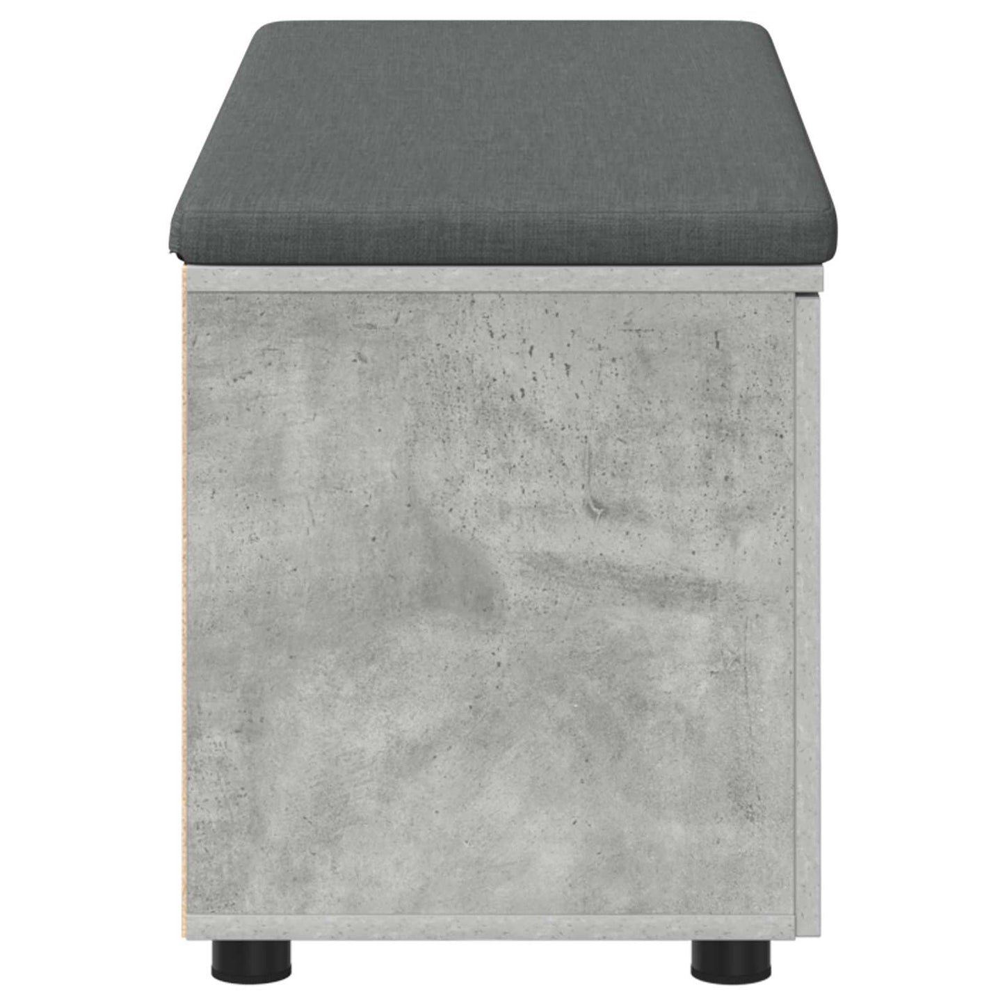 Gangbenk BetongGrå 100 x 38 x 46 cm Konstruert treverk og stoff