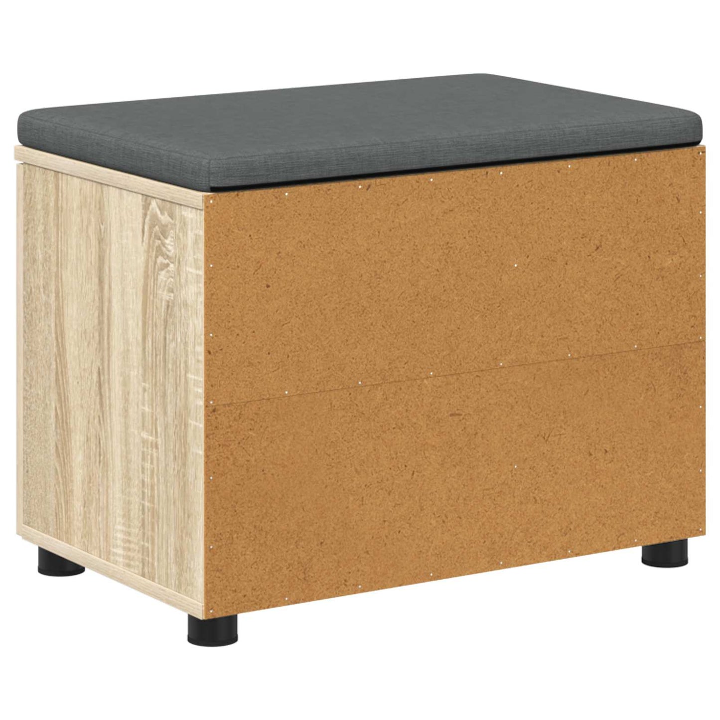 Gangbenk Sonoma eik 60 x 38 x 46 cm Konstruert treverk og stoff