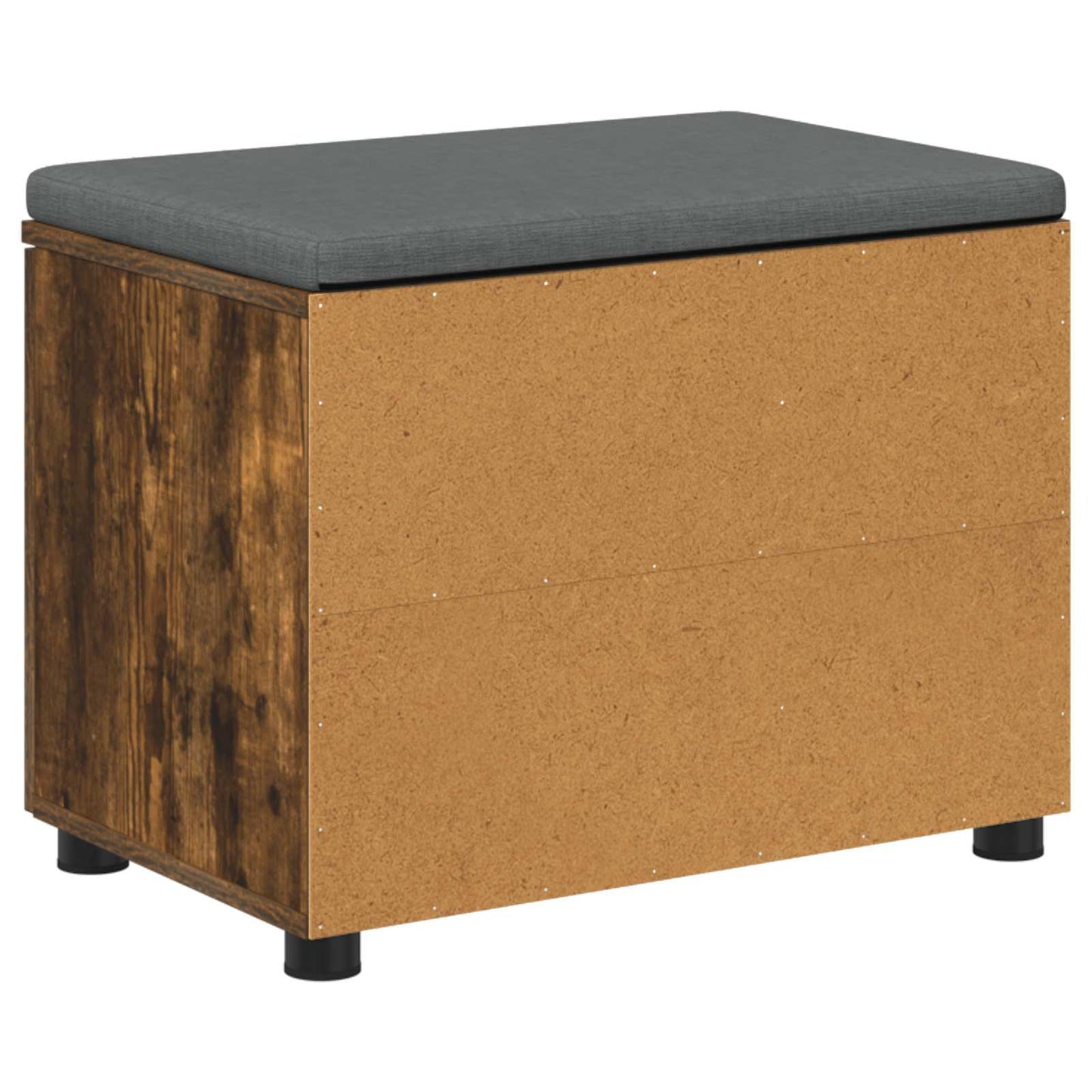 Gangbenk Røkt Eik 60 x 38 x 46 cm Konstruert treverk og stoff