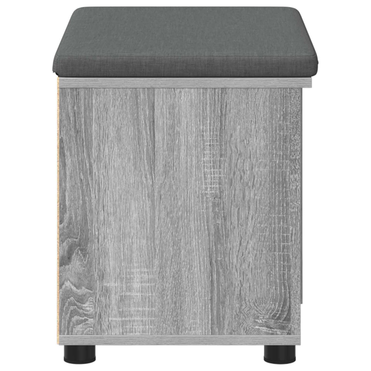 Gangbenk Grå Sonoma 60 x 38 x 46 cm Konstruert treverk og stoff