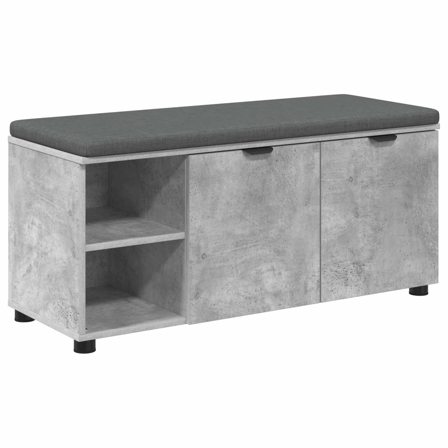 Gangbenk BetongGrå 100 x 38 x 46 cm Konstruert treverk og stoff