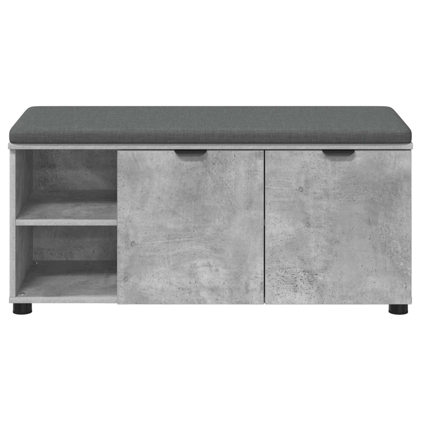 Gangbenk BetongGrå 100 x 38 x 46 cm Konstruert treverk og stoff