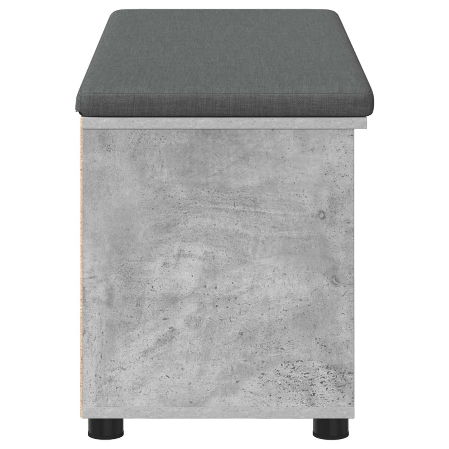Gangbenk BetongGrå 100 x 38 x 46 cm Konstruert treverk og stoff
