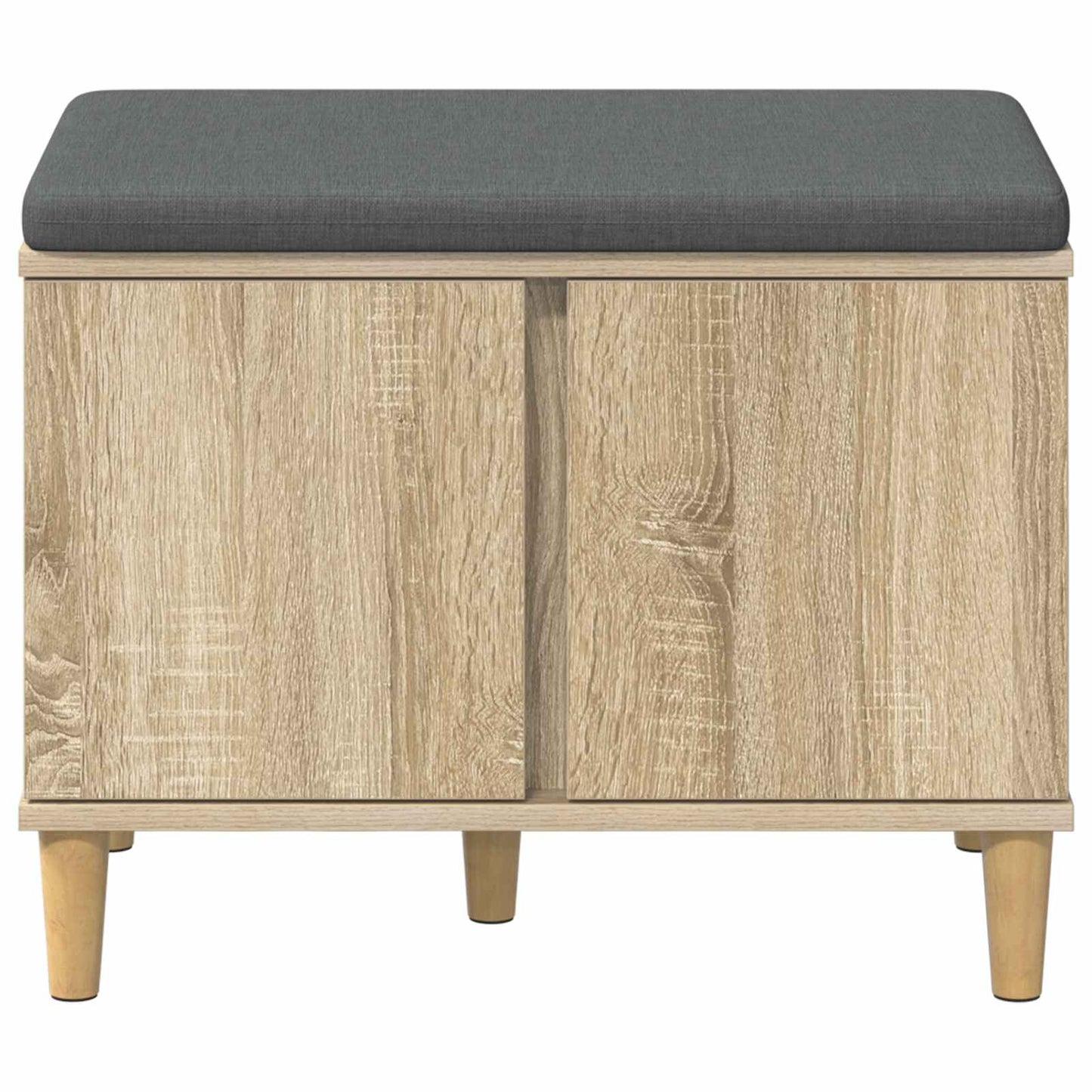 Gangbenk Sonoma eik 60 x 38 x 46 cm Konstruert treverk og stoff