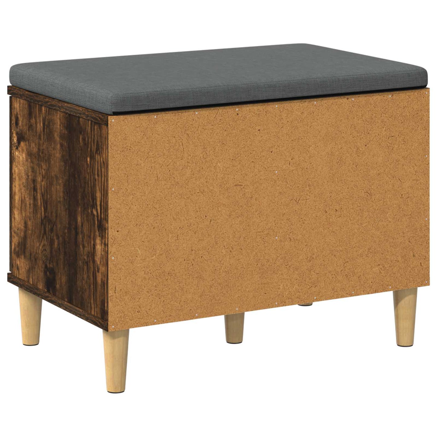 Gangbenk Røkt Eik 60 x 38 x 46 cm Konstruert treverk og stoff