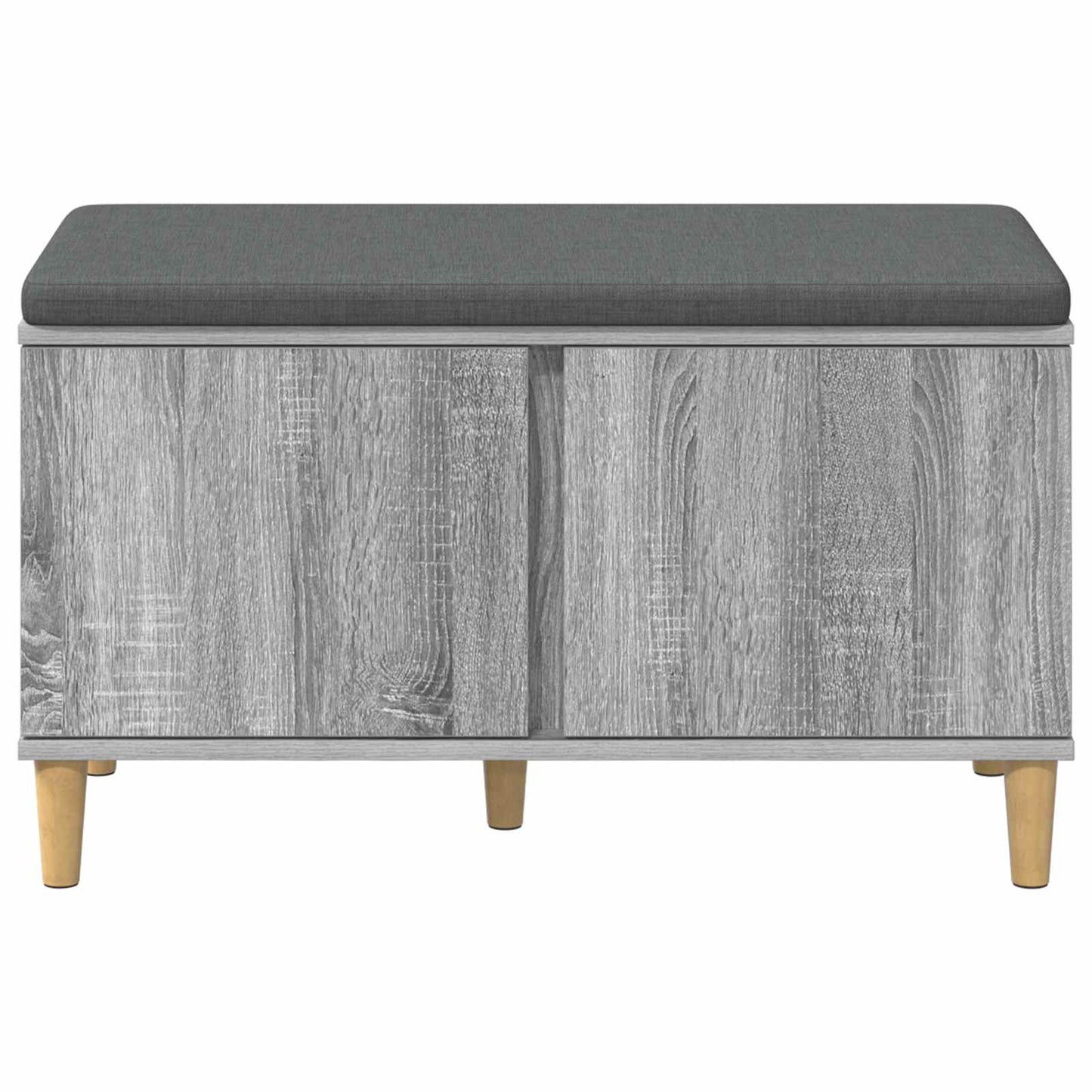 Gangbenk Grå Sonoma 80 x 38 x 46 cm Konstruert treverk og stoff