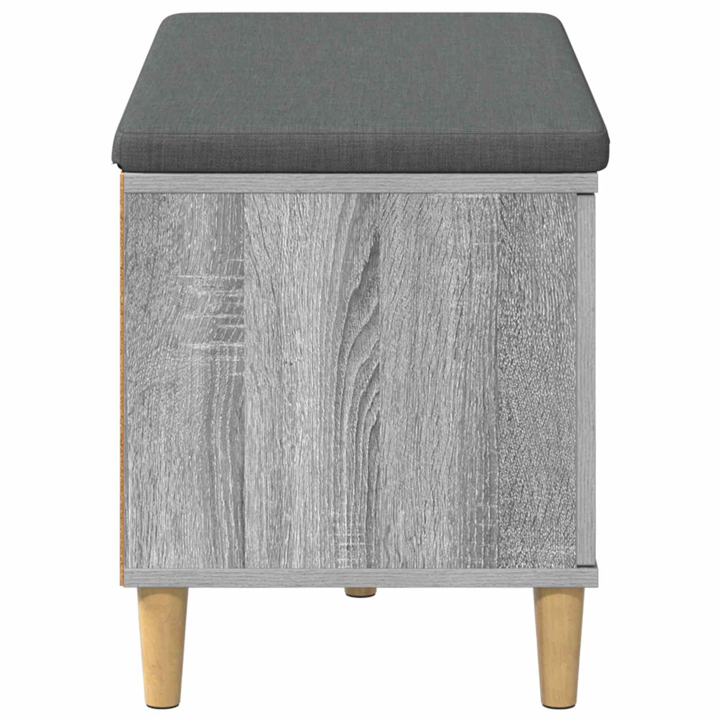 Gangbenk Grå Sonoma 80 x 38 x 46 cm Konstruert treverk og stoff