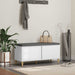 Gangbenk Hvit 100 x 38 x 46 cm Konstruert treverk og stoff